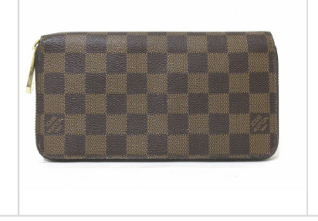 Damtier Ebene Zip Long Wallet NM