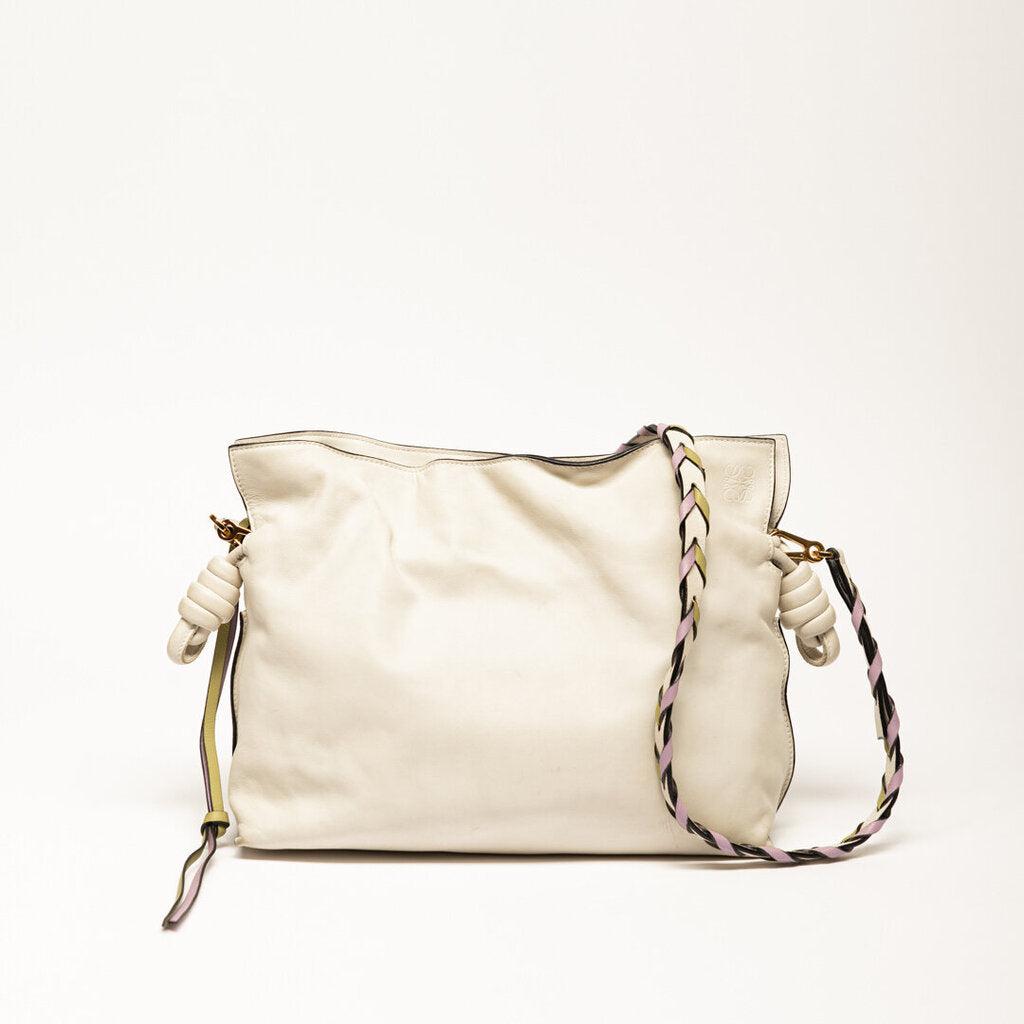 Loewe White Flamenco Crossbody