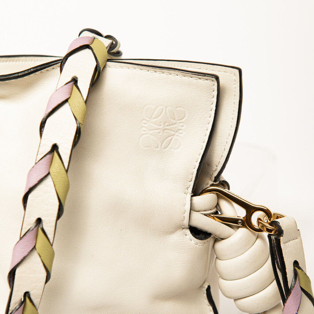 Loewe White Flamenco Crossbody