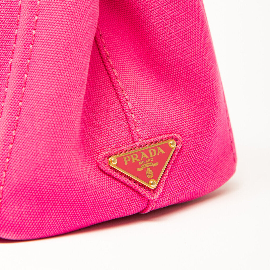Prada Pink Small Canapa