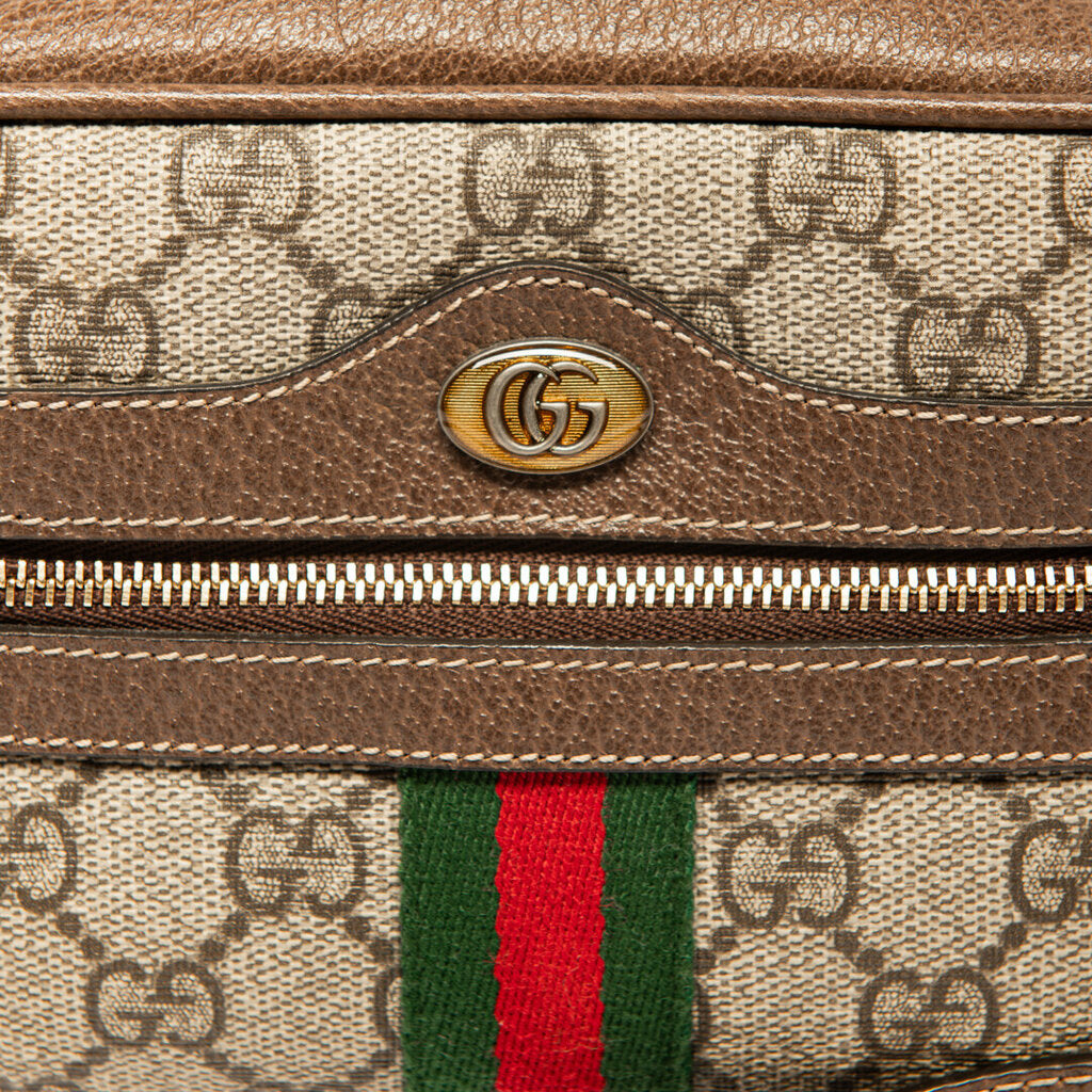 Gucci Monogram Striped Camera Bag