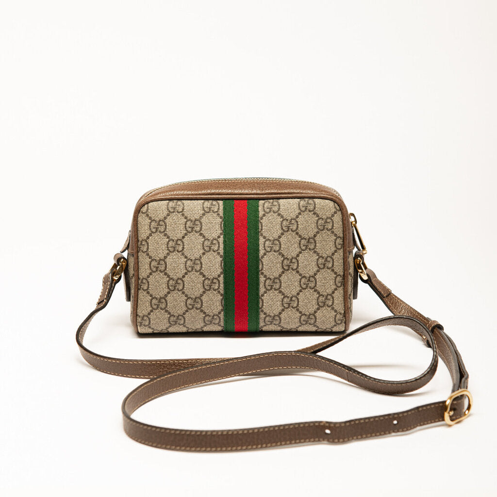 Gucci Monogram Striped Camera Bag