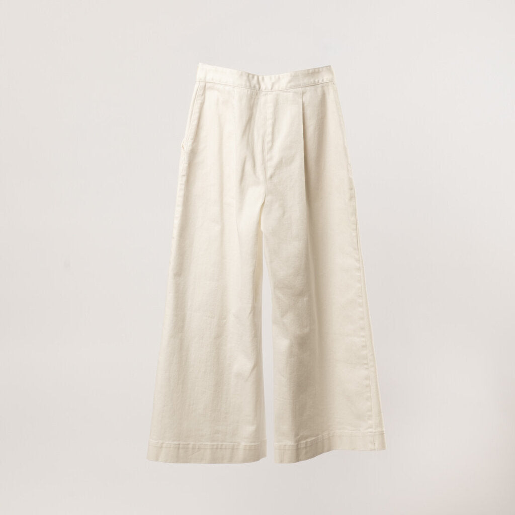 Rosetta Getty White Wide Leg Jeans