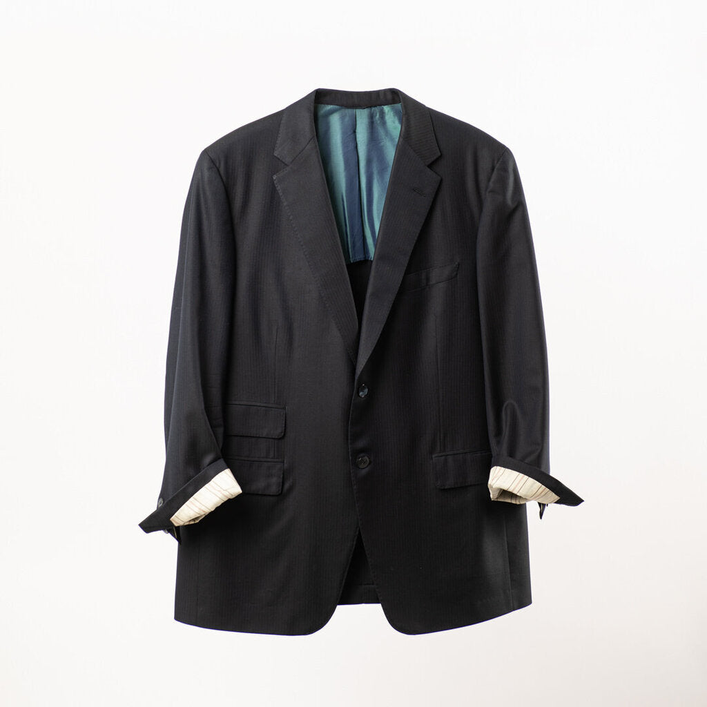 Decaro Men's Navy Single Breasted Suit Set