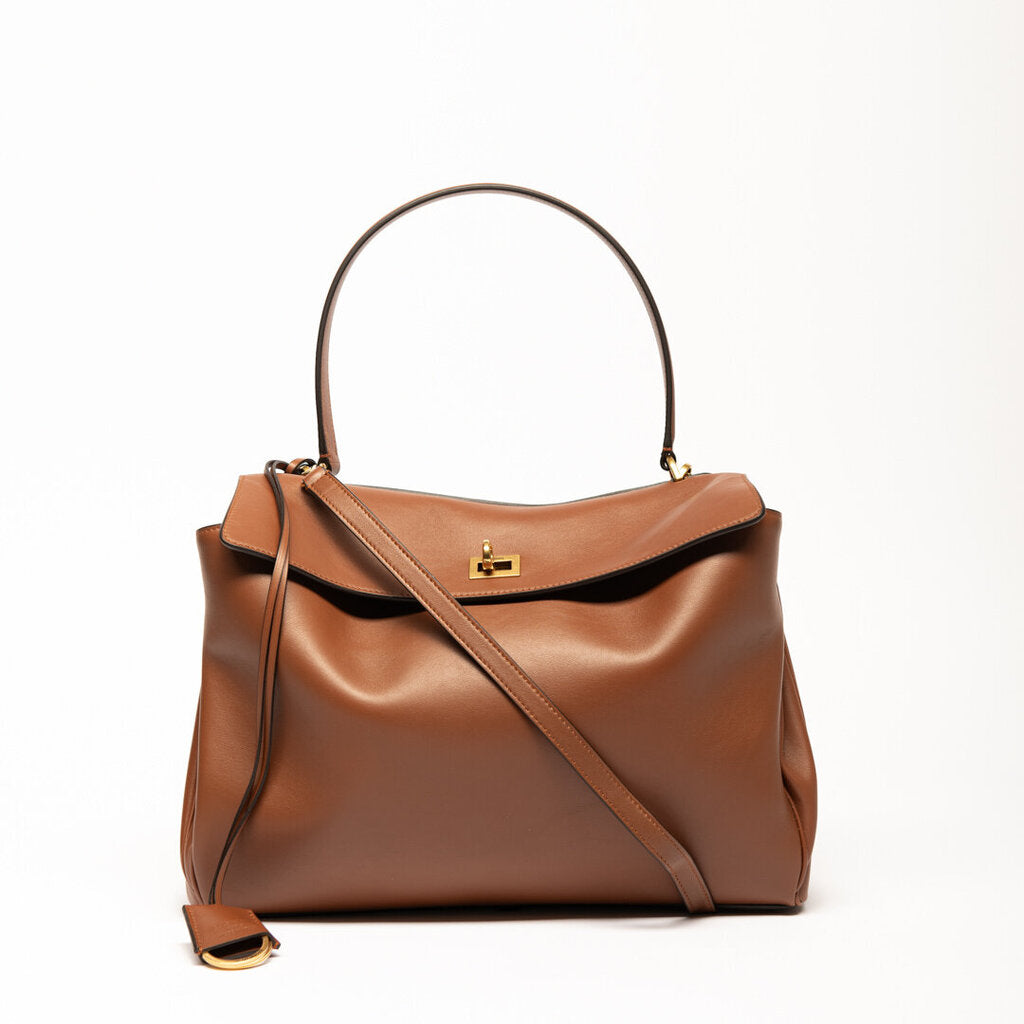 Balenciaga Tan Calfskin Medium Rodeo