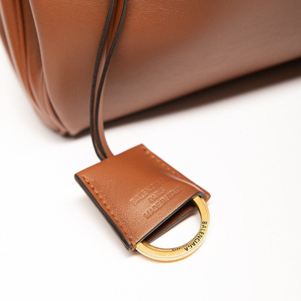 Balenciaga Tan Calfskin Medium Rodeo