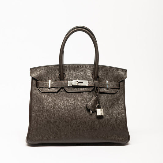 Hermès Wood Clemence Birkin 30 GHW (2012)