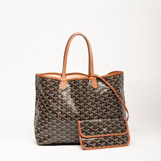 Goyard Black & Brown St. Louis PM Tote