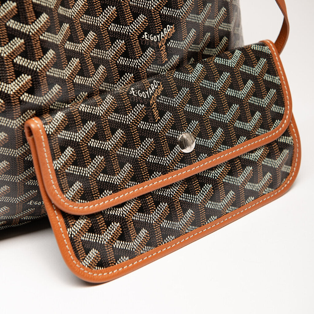 Goyard Black & Brown St. Louis PM Tote