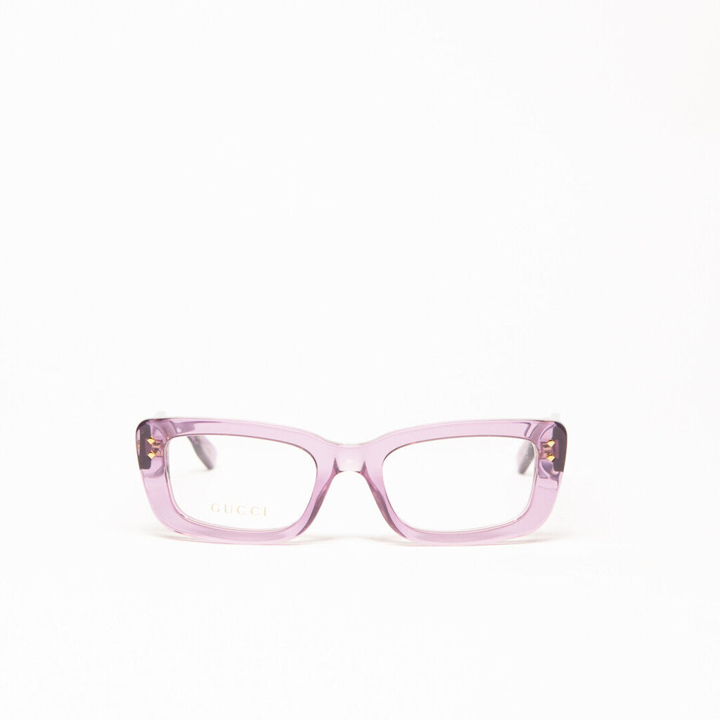 Gucci Lilac Frame Clear Eye Glasses
