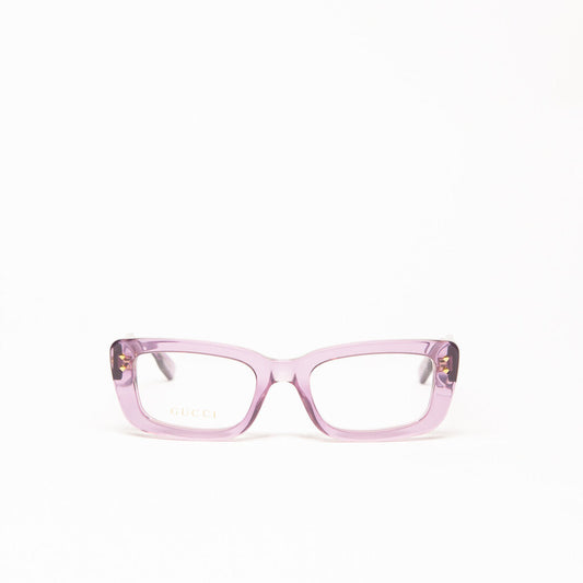 Gucci Lilac Frame Clear Eye Glasses