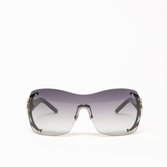 Gucci Black Shield Sunglasses