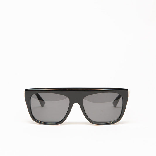 Bottega Black Rim Rectangle Sunglasses