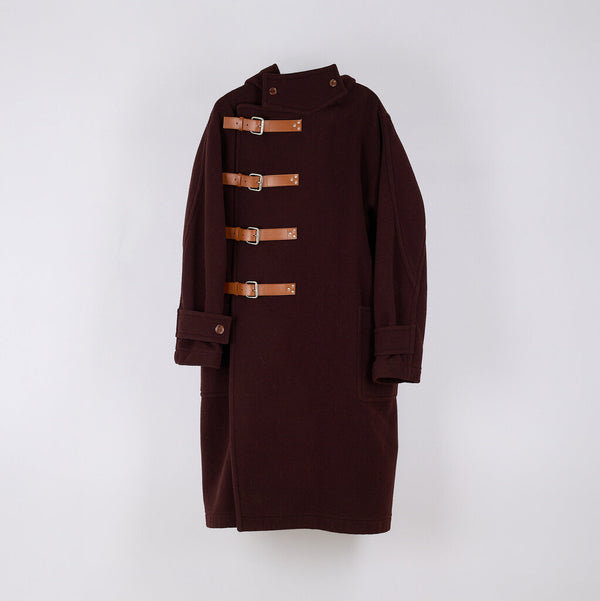 Burberry 2022 Wool Leather Buckle Coat