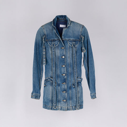 Off-White Denim Mini Dress