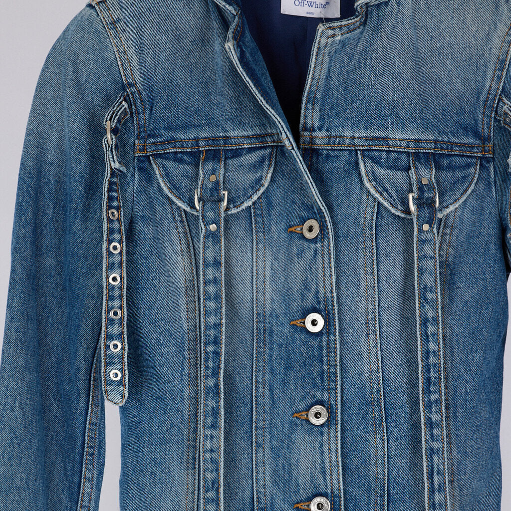Off-White Denim Mini Dress