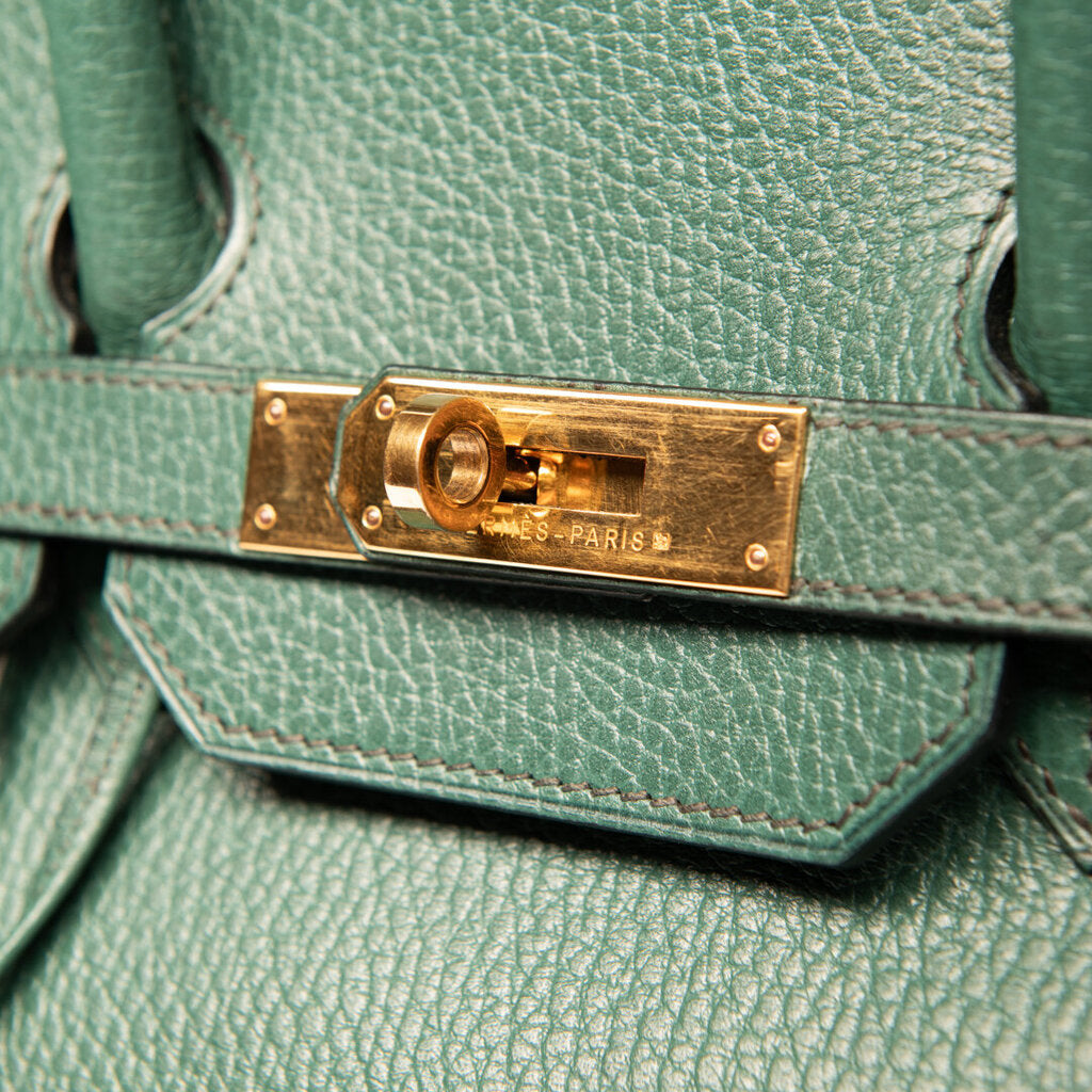 Hermes Vert Vengal Ardennes Birkin 35 (1994)