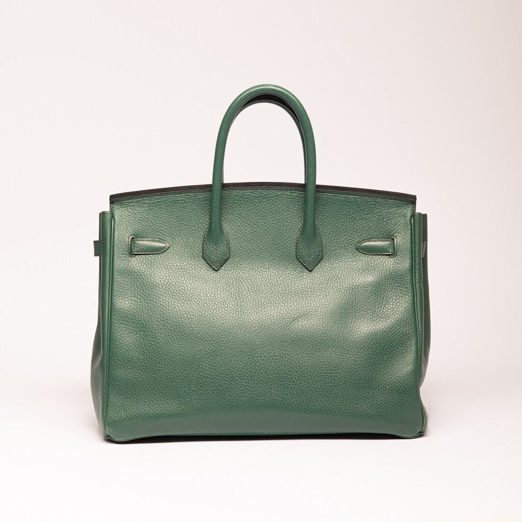 Hermes Vert Vengal Ardennes Birkin 35 (1994)