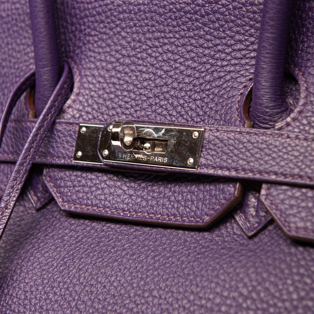 Hermes Iris Purple Togo Birkin 35 (2010)