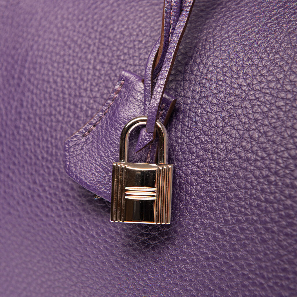 Hermes Iris Purple Togo Birkin 35 (2010)