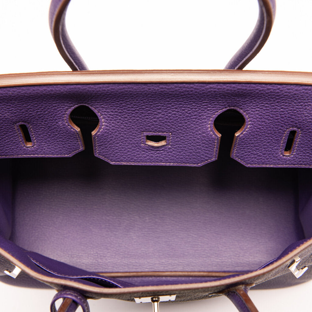 Hermes Iris Purple Togo Birkin 35 (2010)