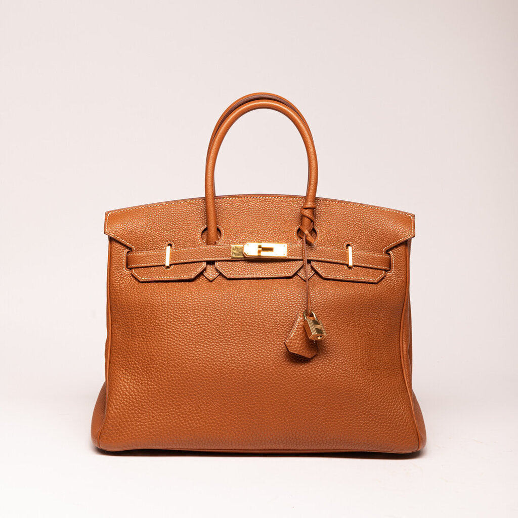 Hermes Tan Togo Birkin 35