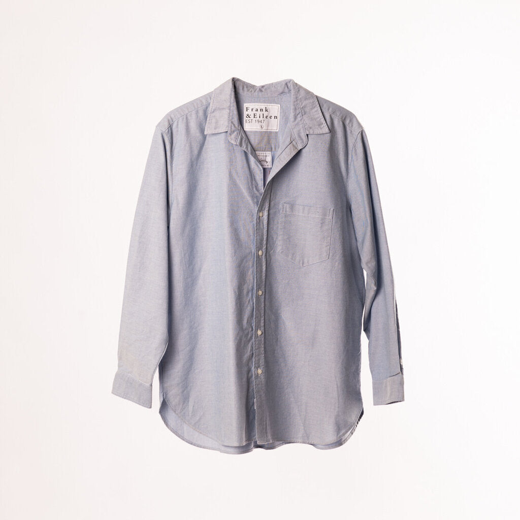 Frank & Eileen Blue Cotton Top