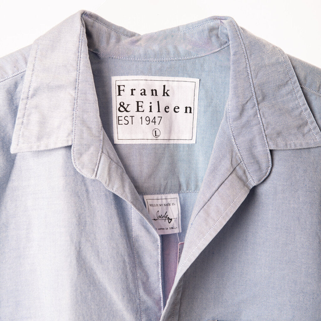 Frank & Eileen Blue Cotton Top