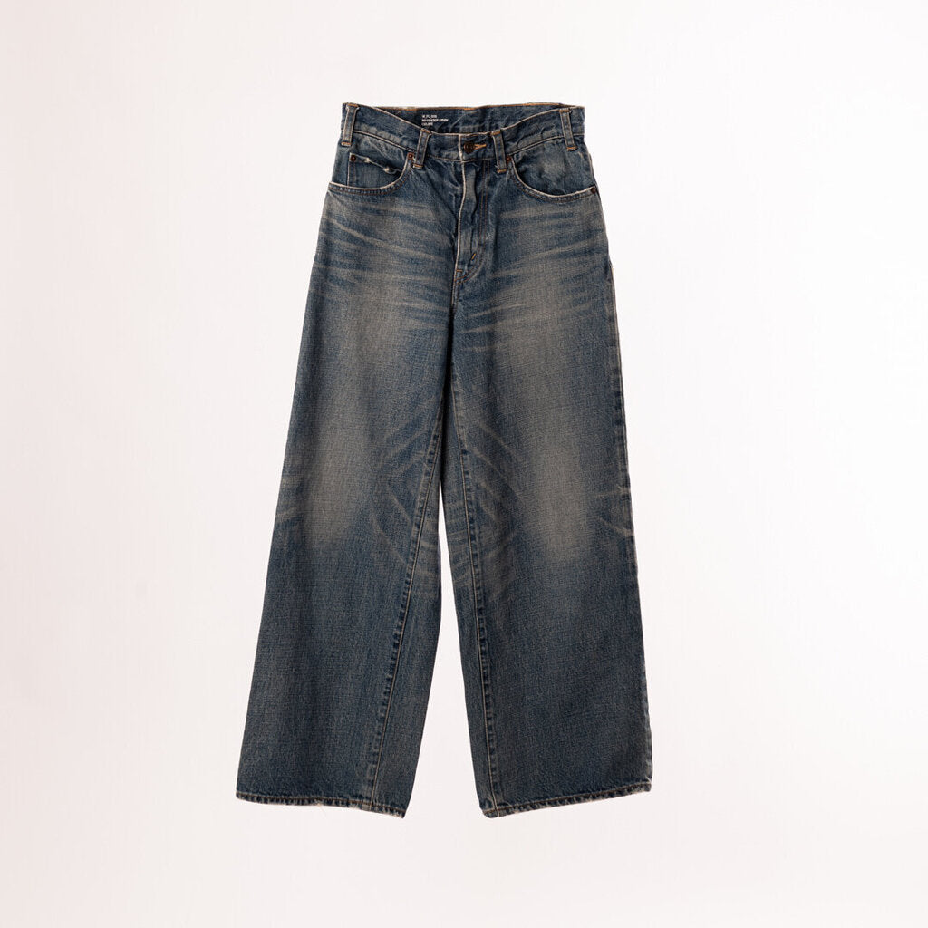 Celine Blue Washed Wide Leg Jean