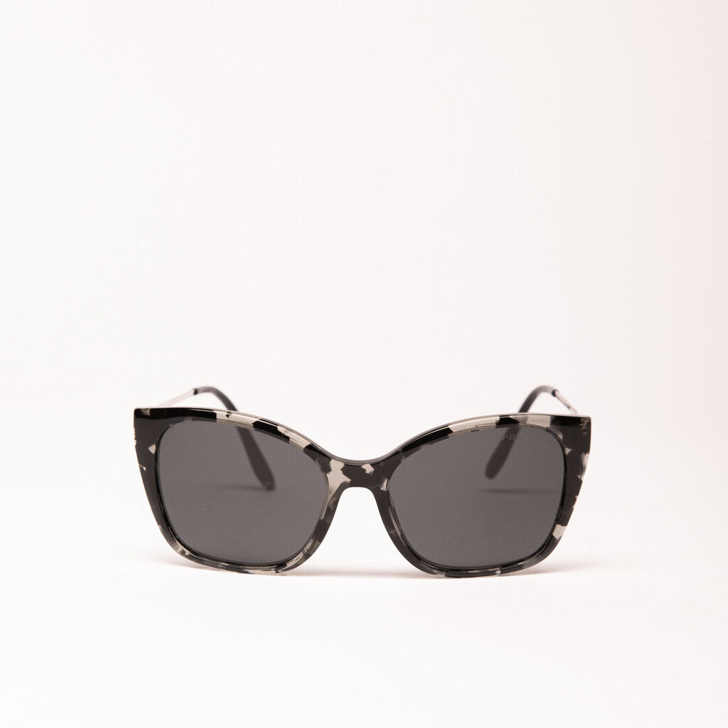 Prada Grey & Black Tortoise Sunglasses