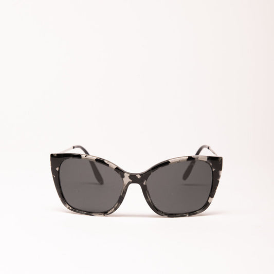 Prada Grey & Black Tortoise Sunglasses