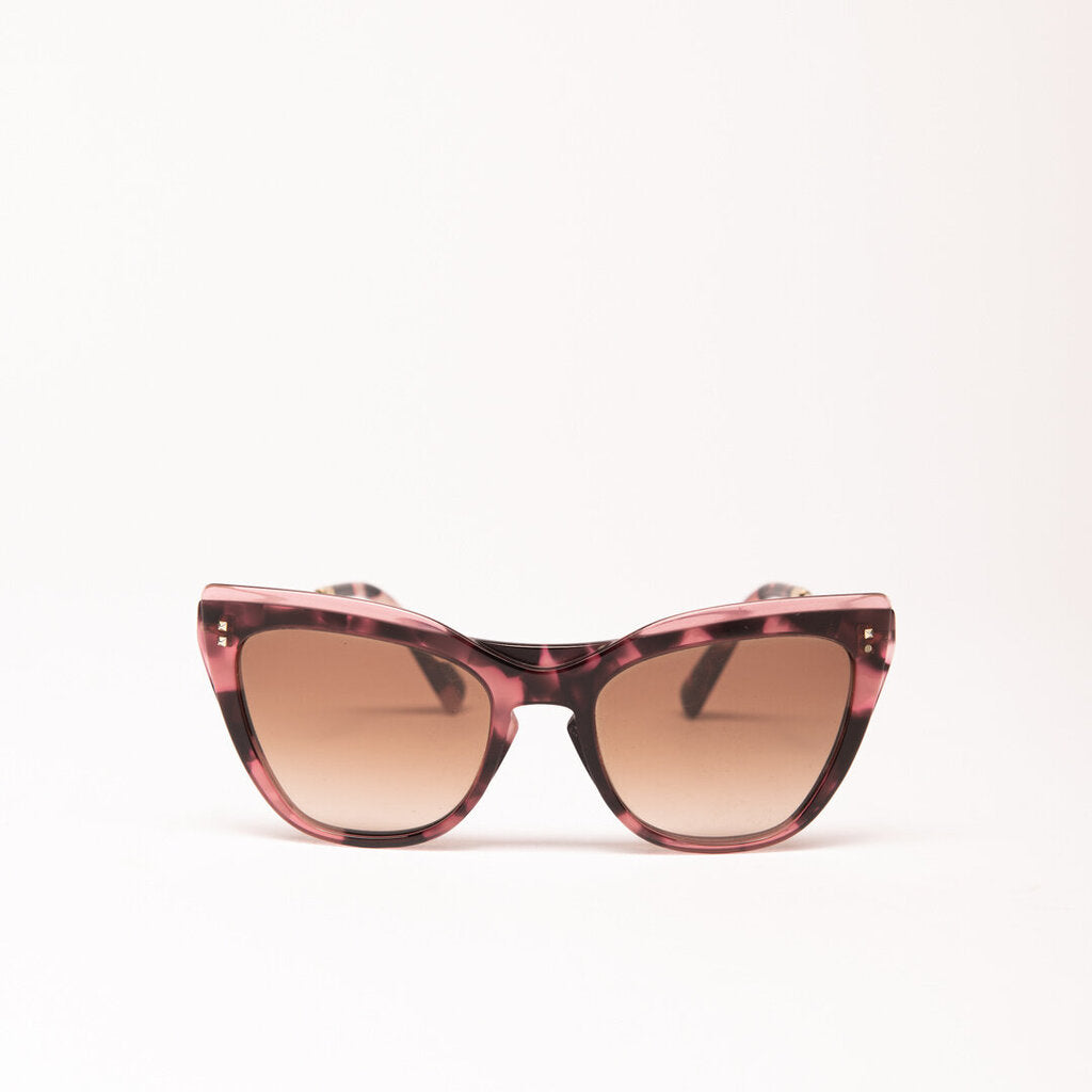 Valentino Pink & Black Cat Eye Sunglasses