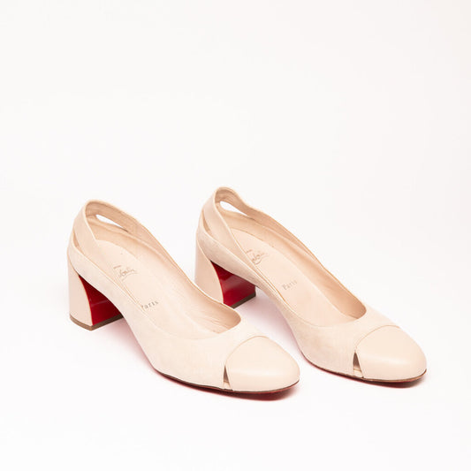 Christian Louboutin Blush Suede Leather Pump
