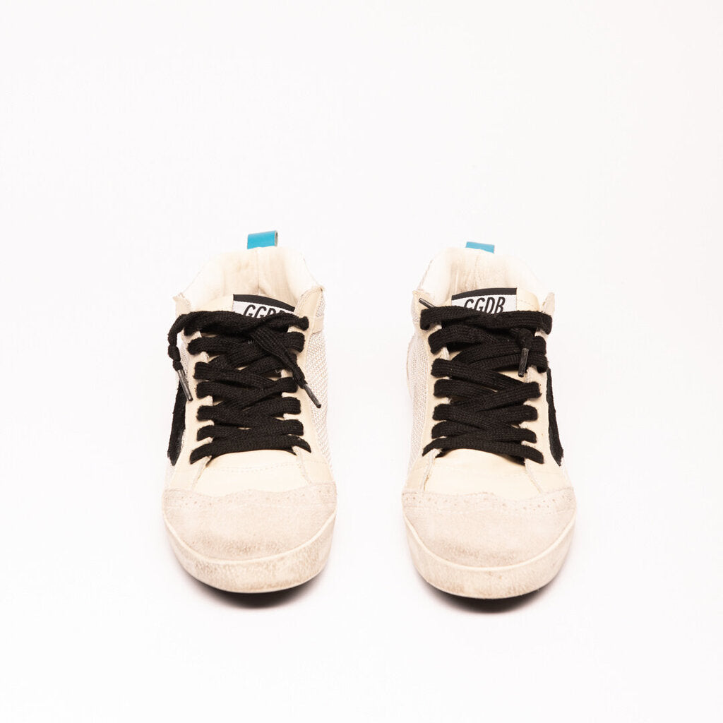 Golden Goose White Mid Top Sneaker