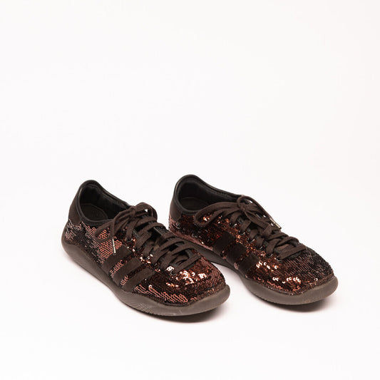 Adidas x Wales Bonner Brown Karintha Lo Pro Sequin Sneaker