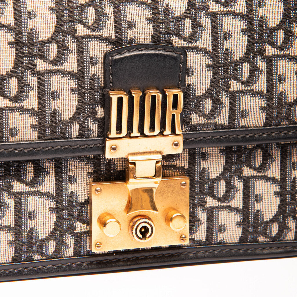 Dior Trotter Pushlock Crossbody Bag