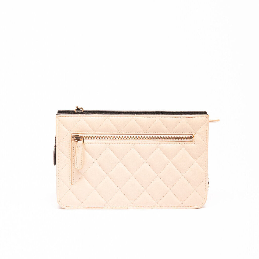 Chanel Cream & Black Crossbody Bag