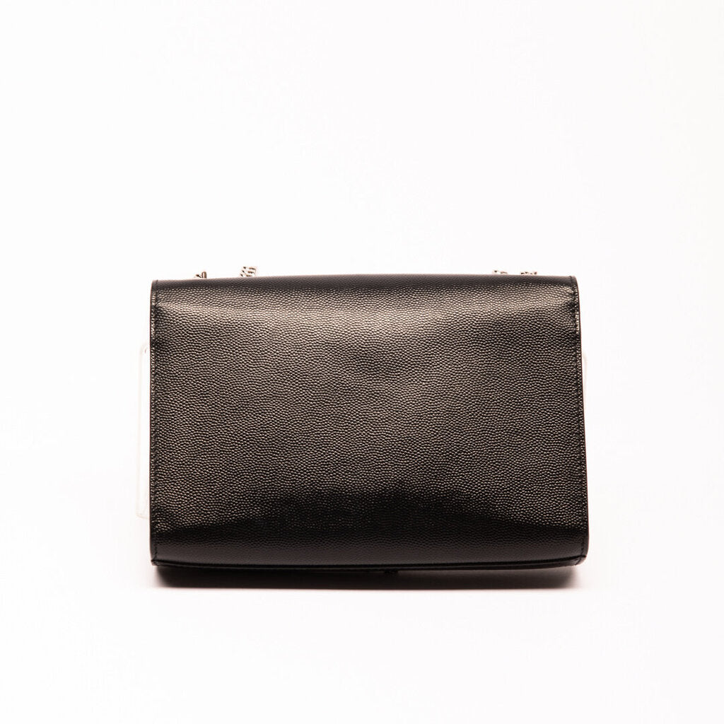 YSL Black Logo Tassel Crossbody