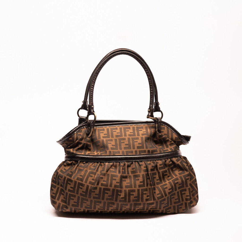 Fendi Brown Zucca Chef Bag