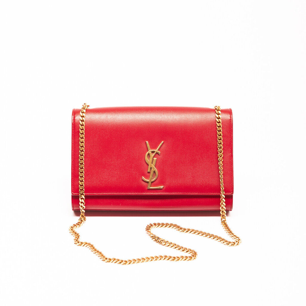 YSL Red Leather Kate Crossbody