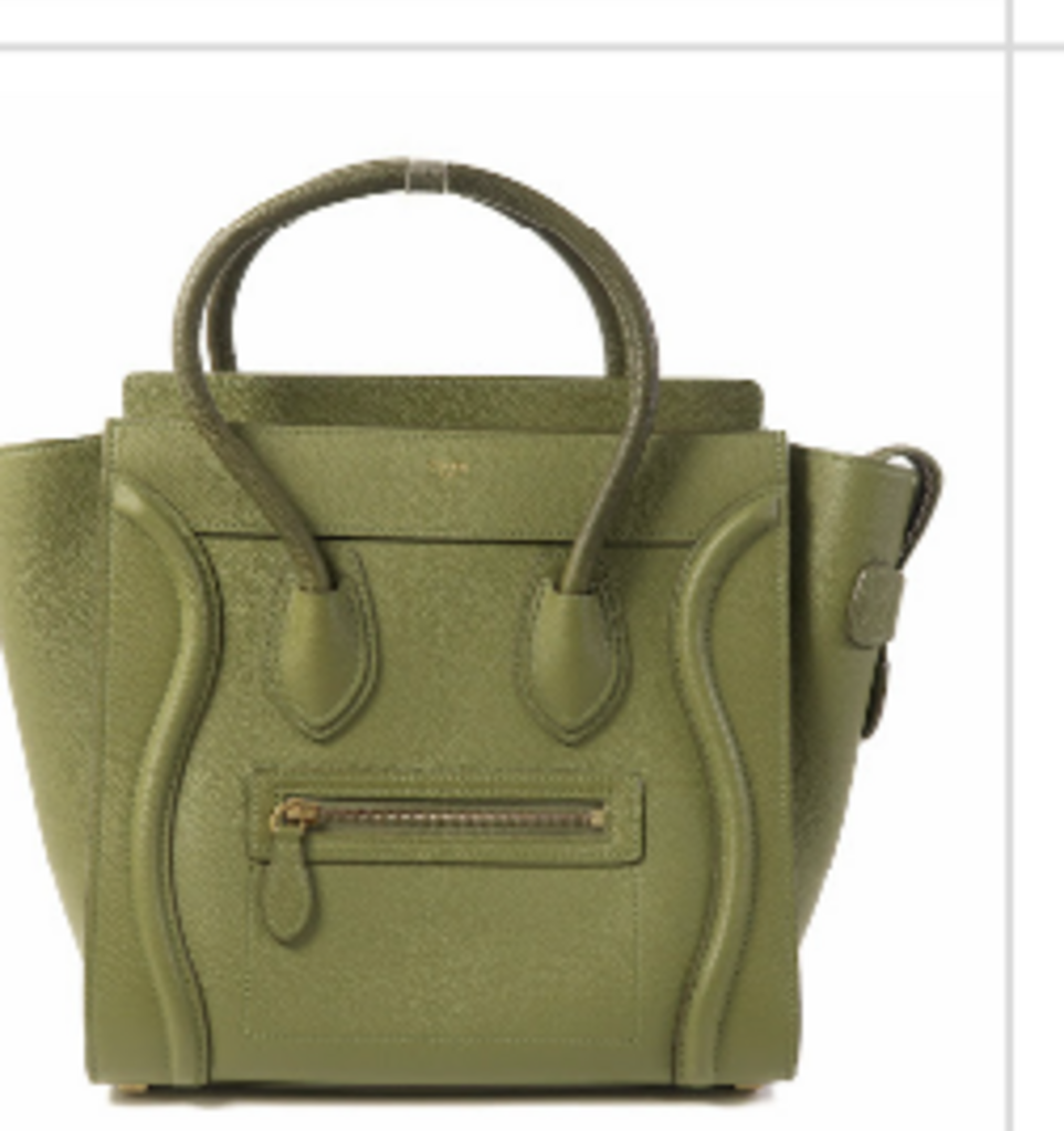 Green Mini Luggage Tote