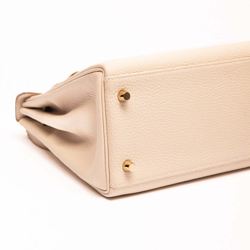 Hermes Craie Togo Gold Hardware Kelly 28 (2023)