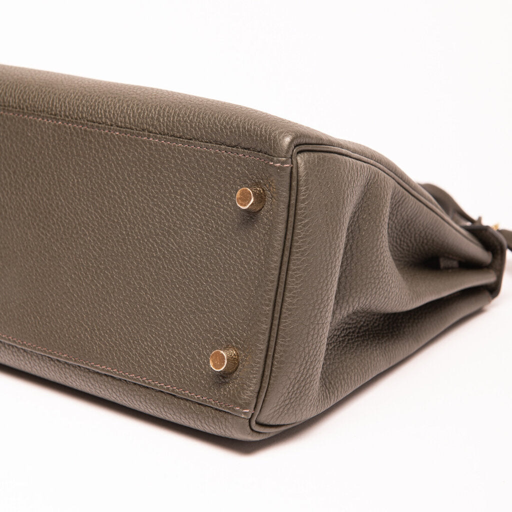 Hermes Vert Togo Kelly 28