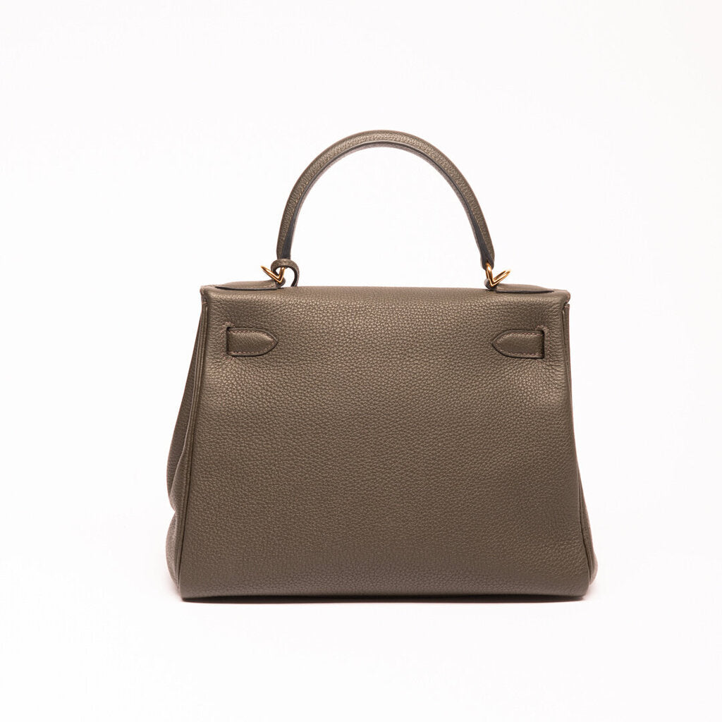 Hermes Vert Togo Kelly 28