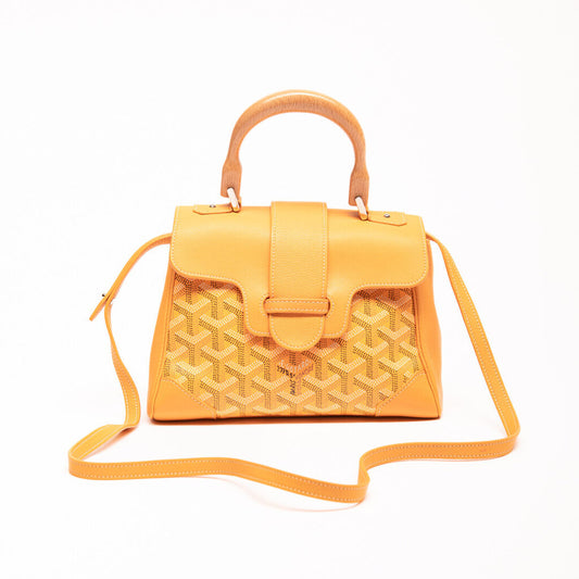Goyard Yellow Mini Saigon 2 Way Bag