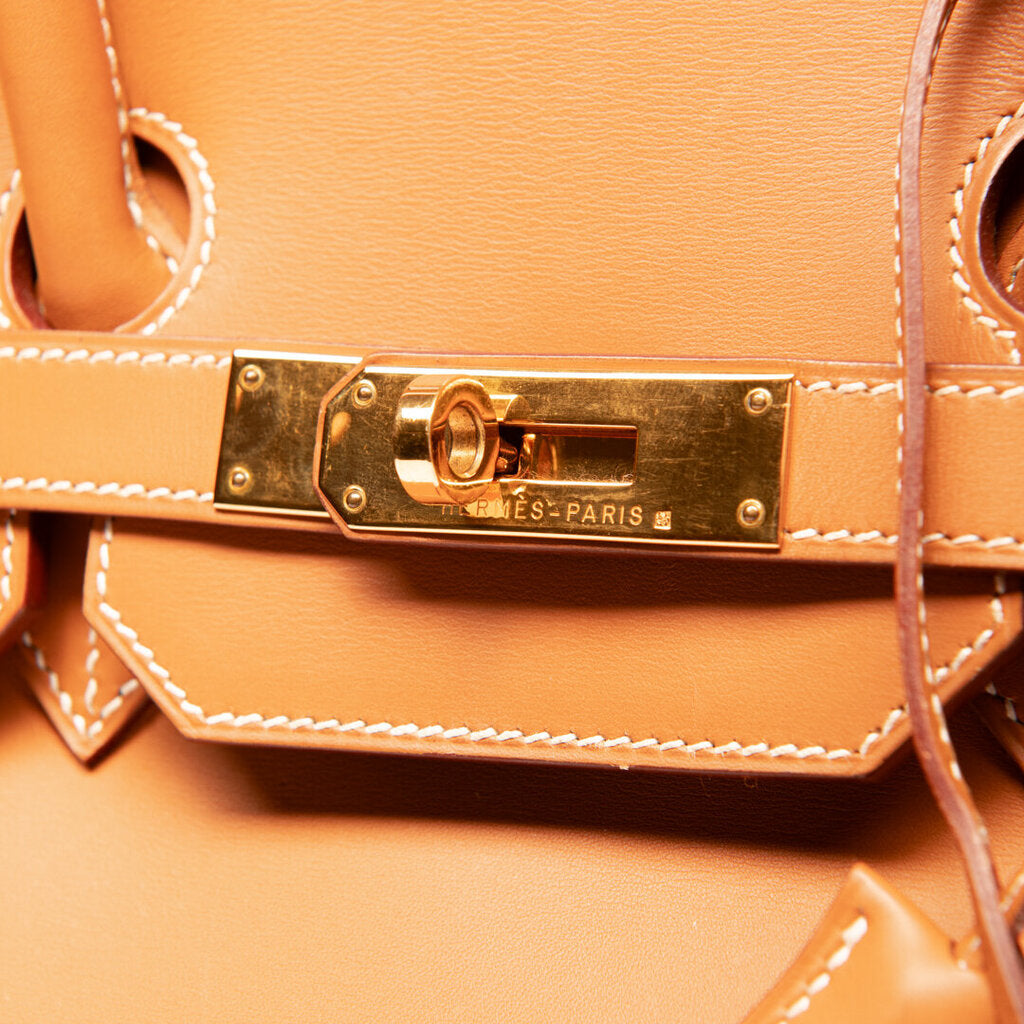 Hermes Gold Box Calf Birkin 35 (2002)