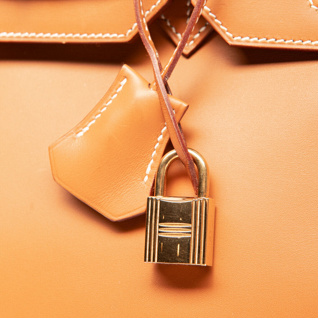 Hermes Gold Box Calf Birkin 35 (2002)