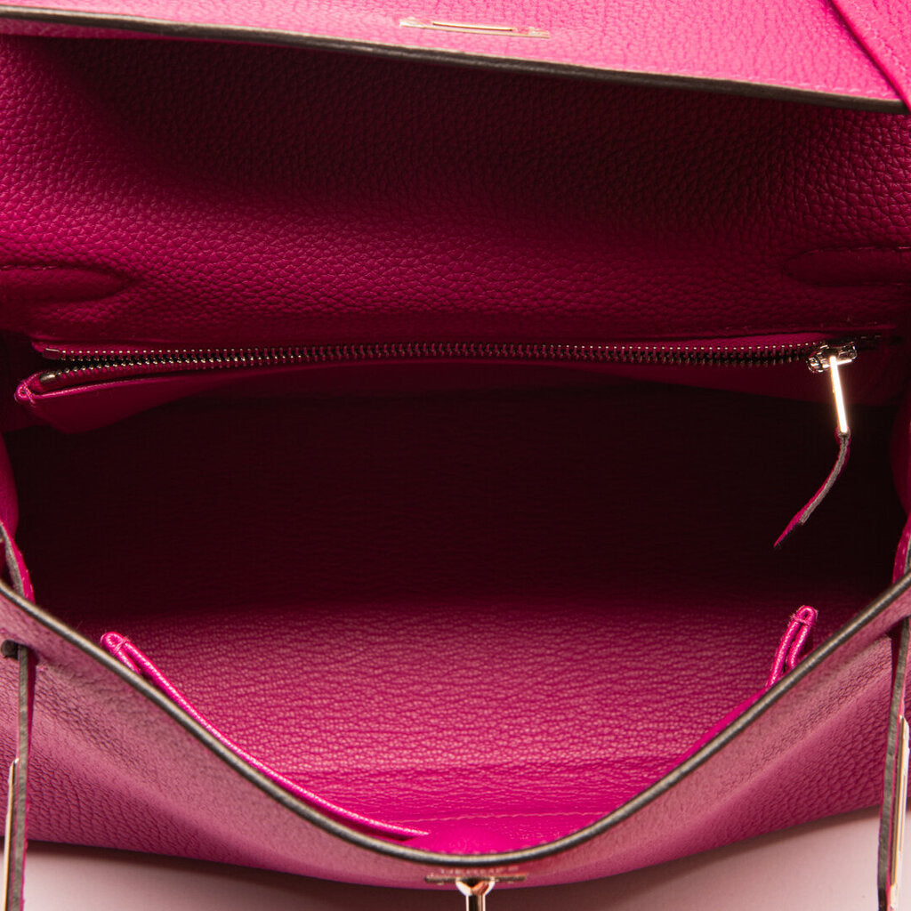 Hermès Rose Togo Kelly 25 PHW (2019)