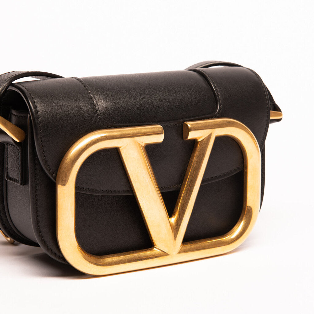 Valentino Small Black Supervee Bag