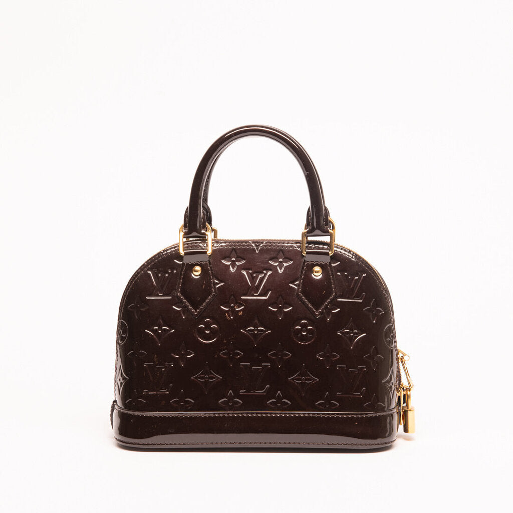 Louis Vuitton Dark Cherry Vernis BB Alma
